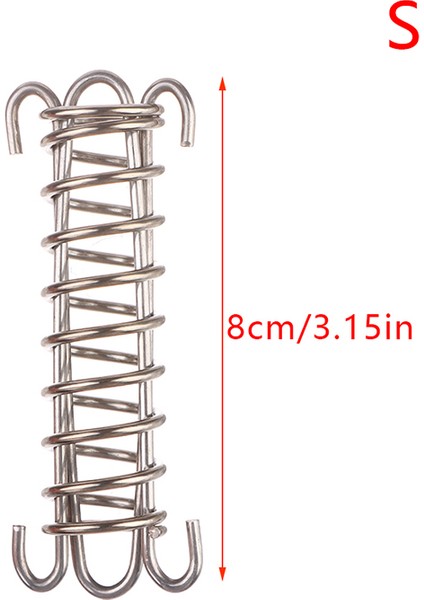 Köpek Tasma Şok Emici Tampon Gerginlik Yayı Eğitim Güneş Gölge Ağır Hizmet Tipi Çelik Çadır Halatı Sabit Toka Çeki Demiri Yayı (Yurt Dışından)