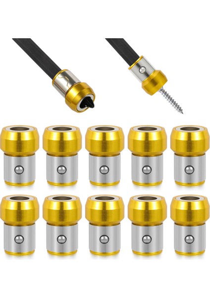 Manyetik Halka Alaşımlı Elektrikli Manyetik Halka Tornavida Uçları Korozyon Önleyici Güçlü Magnetizer Matkap Ucu Manyetik Halka (Yurt Dışından) fırsatları