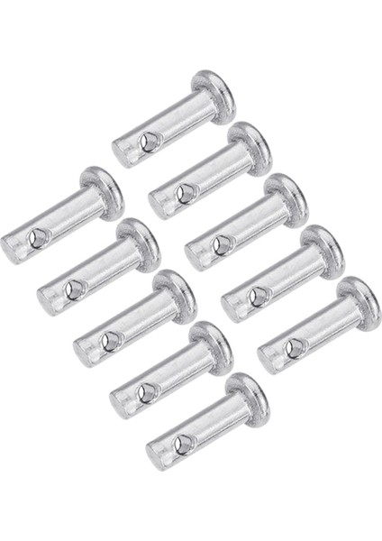 10 Adet GB882 M3X10 Yerleştirme Pimi 304 Paslanmaz Çelik Silindirik Pim Düz Kafa Delikli (Yurt Dışından)