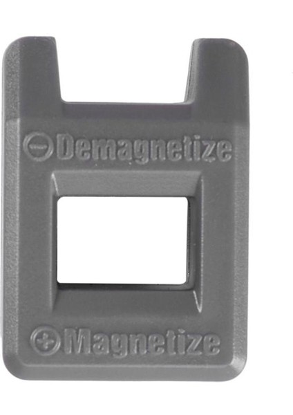 Tornavida Mıknatıslayıcı Manyetikliği Giderici Demanyetizer Manyetik Pratik Toplama Aleti Renk: Gri (Yurt Dışından)