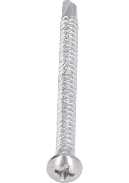 Kendiliğinden Sondaj Vida Çeşitleri, 50 Adet Deforme Olmayan Kompakt Çapraz Yuvarlak Başlı Kendiliğinden Sondaj Vida Seti Ahşap Işleri Için Güçlü Pas Korumalı 410 Paslanmaz Çelik (Yurt Dışından) fiyatları