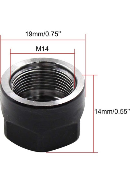 Pensetler-4 * Pens Sıkma Somunları-Siyah (Yurt Dışından) fiyatları
