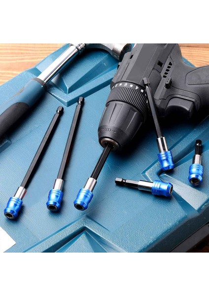 Parçalı Manyetik Tornavida Bit Tabanı 1/4 Inç Hex Shank Matkap Uzatma Hızlı Bırakma Seti (Yurt Dışından) fırsatları