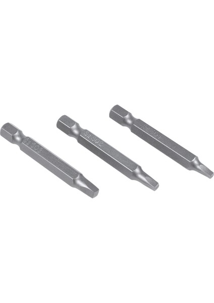 3 Adet 50MM 1/4 Inç Altıgen Kare Uçlar Kare Başlı Tornavida Uçları Seti (Yurt Dışından) fiyatları
