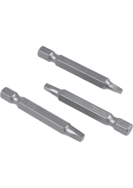 3 Adet 50MM 1/4 Inç Altıgen Kare Uçlar Kare Başlı Tornavida Uçları Seti (Yurt Dışından) modelleri