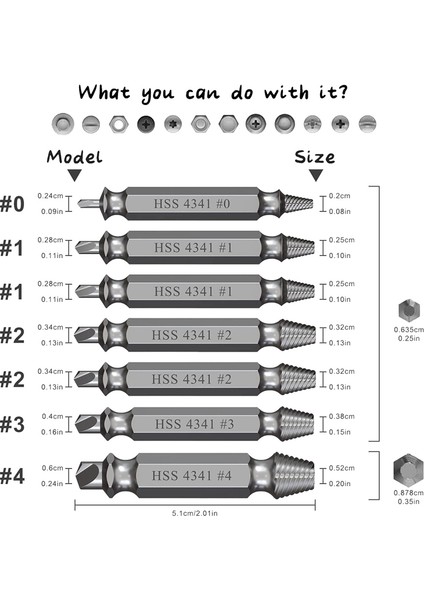 Vida Çıkarıcı Seti Soyulmuş Dıy El Aletleri Gadget'lar Koca Için Hediyeler Kırık Cıvata Çıkarıcı (Yurt Dışından) fiyatları