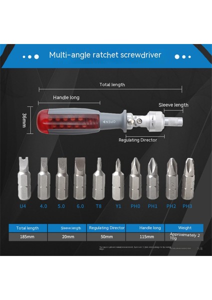 Le 10 In 1 Cırcırlı Tornavida Seti Çok Fonksiyonlu Manyetik Tornavida Taşınabilir Manyetik Tornavida Onarım Aracı (Yurt Dışından) indirimleri