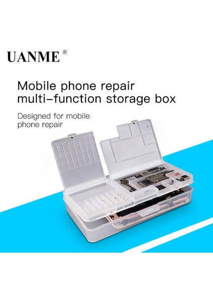 Uanme Çok Fonksiyonlu Cep Telefonu Tamir Saklama Kutusu Ic Parçaları Akıllı Telefon Açılış Araçları Toplayıcı (Yurt Dışından) fiyatları