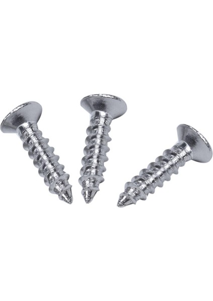 Jdxhlau Paslanmaz Çelik Düz Başlı Phillips Başlı Vida 12MM x 3mm 120 Adet (Yurt Dışından)