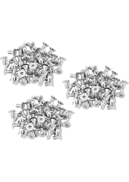 Altıgen Soket VIDALAR-150 x Havşalı Cıvatalar-Gümüş (Yurt Dışından)