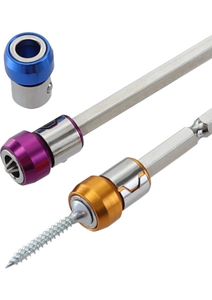 6.35MM Tornavida Manyetik Halka Alaşımlı Elektrikli Manyetik Halka Tornavida Uçları Korozyon Önleyici Güçlü Magnetizer Phillips Matkap Ucu Manyetik Halka (Yurt Dışından) modelleri