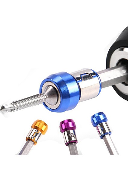 6.35MM Tornavida Manyetik Halka Alaşımlı Elektrikli Manyetik Halka Tornavida Uçları Korozyon Önleyici Güçlü Magnetizer Phillips Matkap Ucu Manyetik Halka (Yurt Dışından) fırsatları