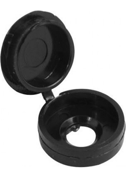 Vidalı Kapak Bardak Pul Menteşeli Kapak Siyah ( 100'LÜ Paket ) (Yurt Dışından) fiyatları