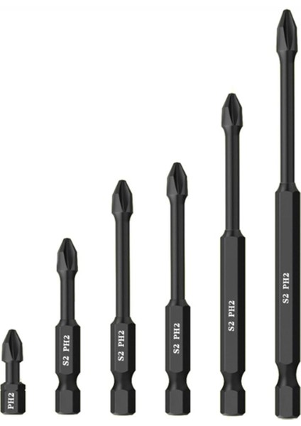 6 Boyutu Phillips Uçları Tornavida Seti Hassas Manyetik Darbe Elektrikli Tornavidalar Manyetik Altıgen Uçlar (Yurt Dışından) fiyatları