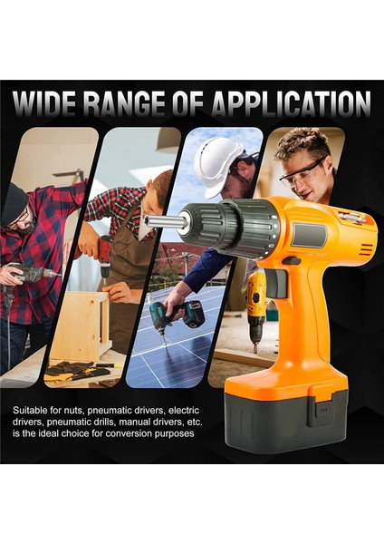 Yedek Yedek Parça Aksesuarları 20 Adet Manyetik Uzatma Soketi Matkap Ucu, 1/4 Inç Hex Shank Hızlı Bırakma Matkap Ucu Genişletici Adaptör (Yurt Dışından) fırsatları