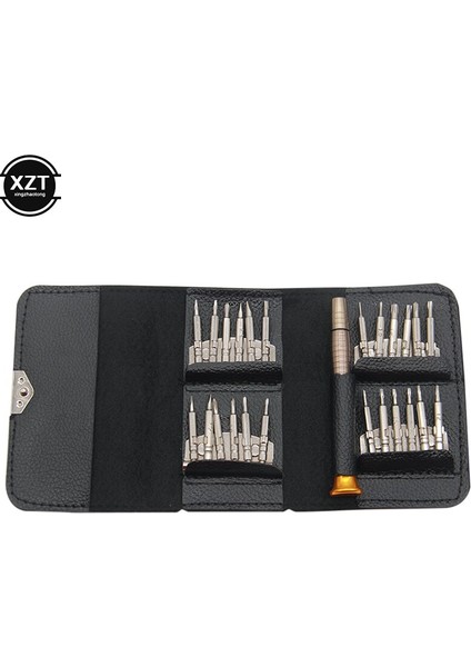 Deri Kılıf 25 In 1 Torx Tornavida Seti Cep Telefonu Tamir Aracı Kiti Çok Amaçlı El Aletleri Iphone Izle Tablet Pc Için Xiaomi (Yurt Dışından) fırsatları