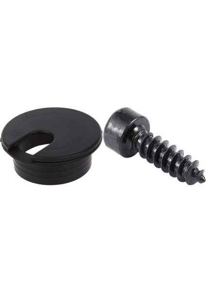 Bradoo- 10 Adet 35MM Siyah Kablo Grommet Kablo Çıkış Masası Masa Teli ve 100 Adet 3mm x 10MM Altıgen Kafa Kendinden Vuran Vidalar Siyah (Yurt Dışından) fiyatları