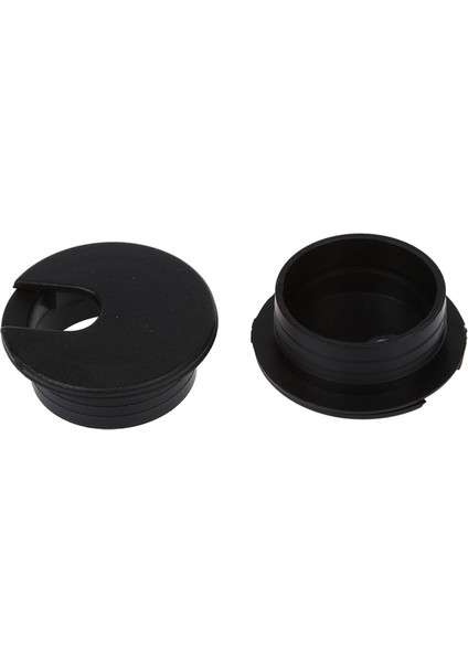 Bradoo- 10 Adet 35MM Siyah Kablo Grommet Kablo Çıkış Masası Masa Teli ve 100 Adet 3mm x 10MM Altıgen Kafa Kendinden Vuran Vidalar Siyah (Yurt Dışından) indirimleri