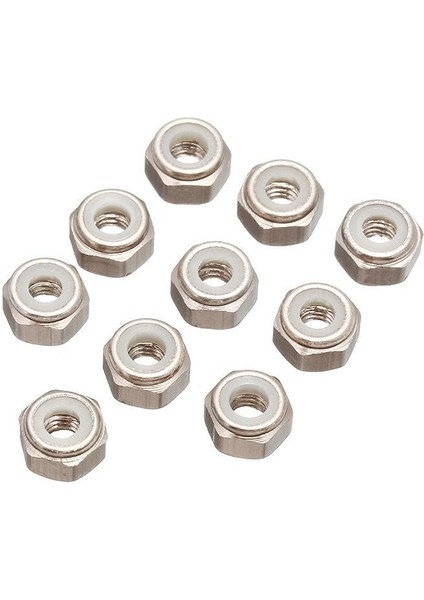 Suleve M3AN1 10 Adet M3 Kendinden Kilitlemeli Naylon Somun Alüminyum Alaşımlı Çok Renkli (Yurt Dışından)