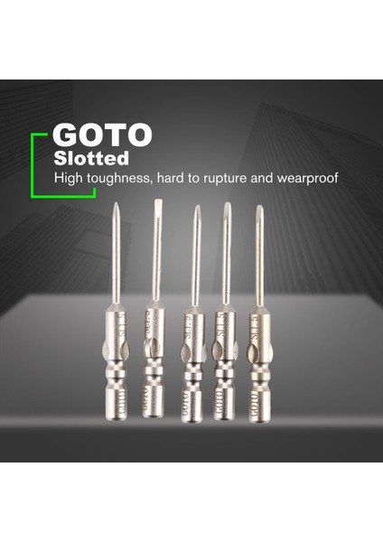 Goto 5 Adet Manyetik Hassas Oluklu Tornavida Uçları Seti El Tamir Aletleri (Yurt Dışından) modelleri