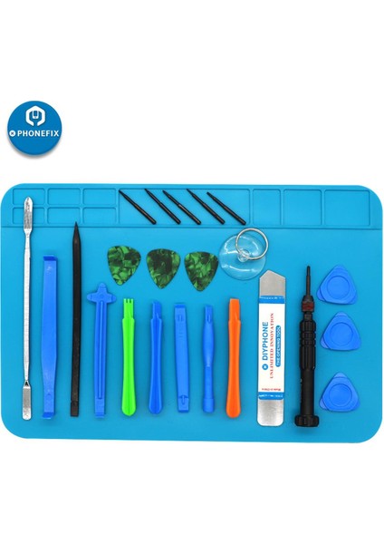 Phonefıx Telefon Tamir Aracı Kiti Iphone Android Telefonlar Için Tablet Pc Sökme Anti-Statik Mat Hassas Tornavida Seti (Yurt Dışından)