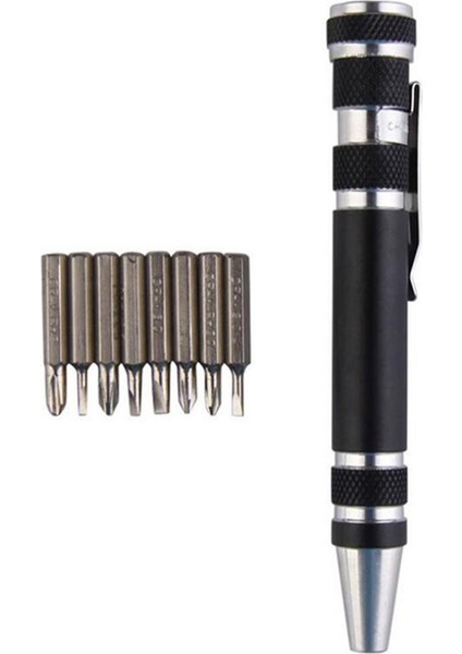 Çok Işlevli 8 In 1 Cep Hassas Mini Tornavida Kalem Onarım El Aletleri Seti Katmanı (Yurt Dışından) fiyatları