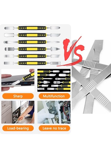 3/6/10/16 Adet Metal Kazayağı Cep Telefonu Notebook Açılış Onarım Aracı Kiti Çift Kafaları Metal Spudger El Aracı Kiti Çelik Pry Setleri (Yurt Dışından) fırsatları