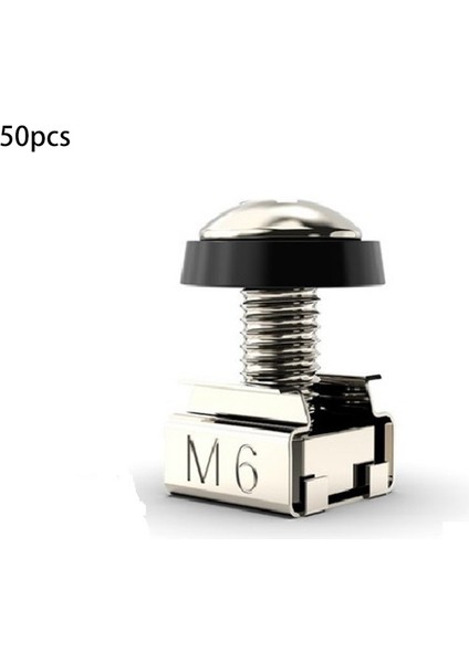 50 Adet M6X16MM Rack Montaj Kafes Somunları, Vidaları ve Pulları (Yurt Dışından) fiyatları