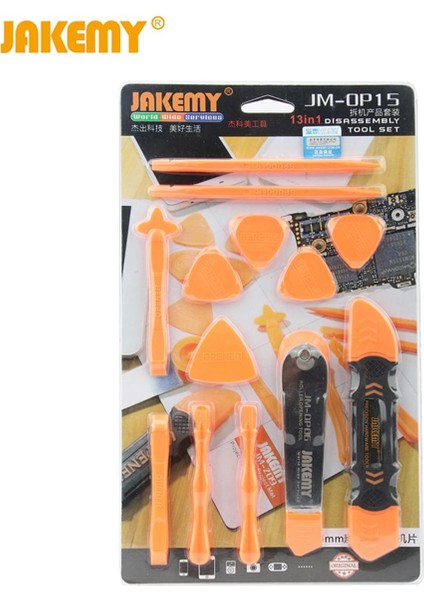 Jakemy 13 In 1 Akıllı Telefon Gözetleme Açılış Onarım Araçları Iphone Ipad Samsung Tablet Cep Telefonu LCD Ekran Sökme Aracı Setleri (Yurt Dışından)