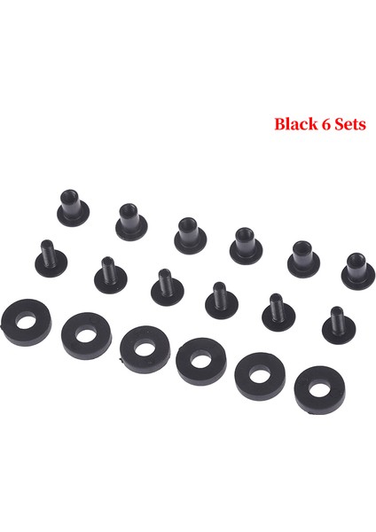 6 Takım Siyah Çelik Kısa Mesaj Chicago Vida Seti Çapraz Kafa Dıy Için Mükemmel Kydex Sevıch (Yurt Dışından) fiyatları