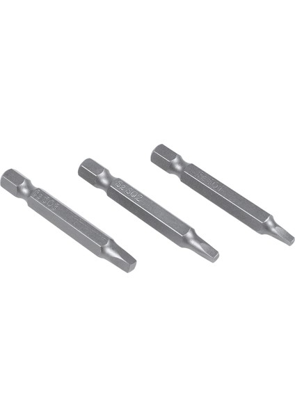 Bradoo-3 Adet 50MM 1/4 Inç Altıgen Kare Uçları Kare Kafa Tornavida Uçları S2 Alaşımlı Çelik Manyetik Tornavida Uçları Seti El Aletleri (Yurt Dışından) fiyatları