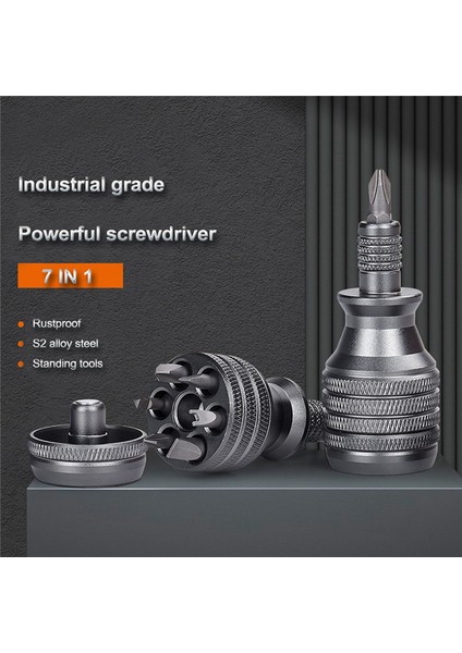 7 In 1 Mini Tornavida Titanyum Tornavida 1/4 Inç Manyetik Phillips Torx Tornavida Bit Kiti Ev Tamir Araçları (Yurt Dışından) modelleri