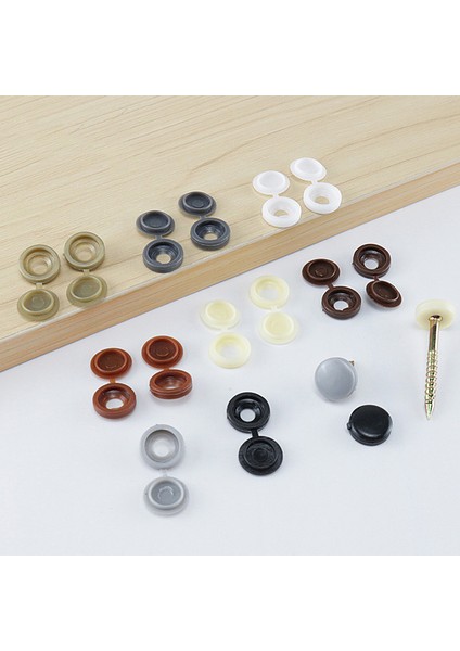 100 Adet Vida Kafası Kapağı Pratik Kendinden Kılavuzlu Vida Somunu Cıvata Koruyucu Kapak Güneş Işığı Süper Mağaza (Yurt Dışından) modelleri