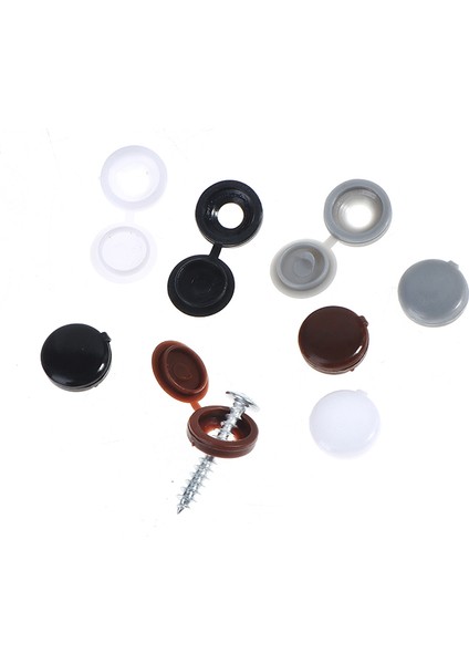 100 Adet Vida Kafası Kapağı Pratik Kendinden Kılavuzlu Vida Somunu Cıvata Koruyucu Kapak Güneş Işığı Süper Mağaza (Yurt Dışından) fırsatları