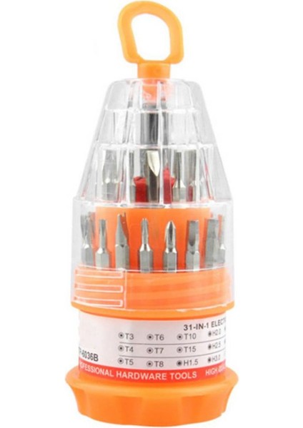 31 1 Tornavida Seti Ev Bakım Aletleri Kombinasyonu Tornavida (Yurt Dışından)