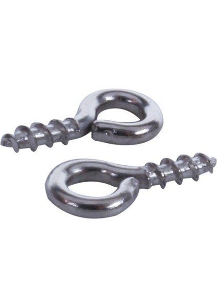 100 x 8mm x 4mm Vidalı Göz Kefaletleri Mücevher El Sanatları Bulguları (8X4MM Beyaz K) (Yurt Dışından) fiyatları