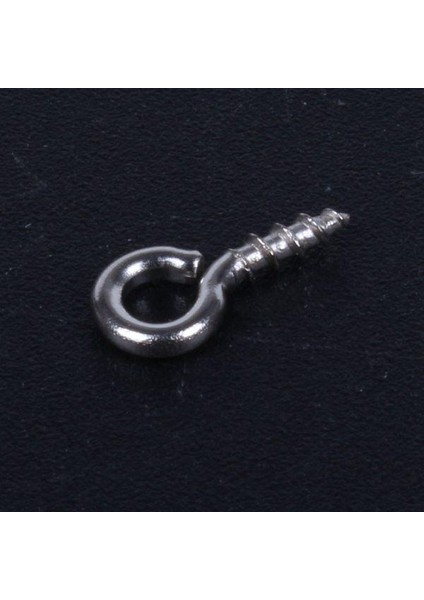 100 x 8mm x 4mm Vidalı Göz Kefaletleri Mücevher El Sanatları Bulguları (8X4MM Beyaz K) (Yurt Dışından) fırsatları