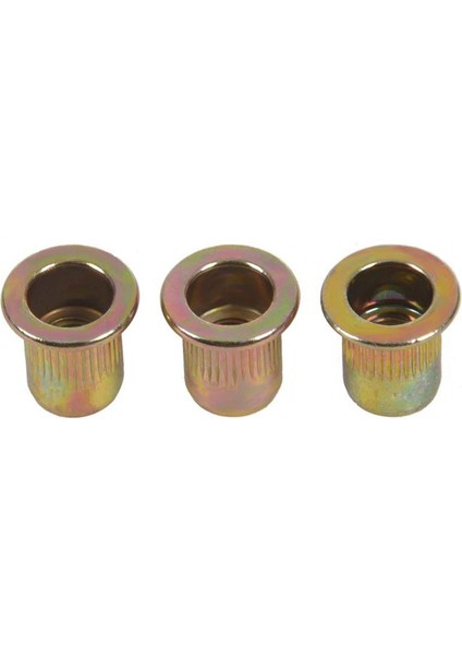 M6X12MM Düz Kafa Dişli Perçin Somun Takma Nutsert Bağlantı Elemanları 50 Adet (Yurt Dışından) fırsatları