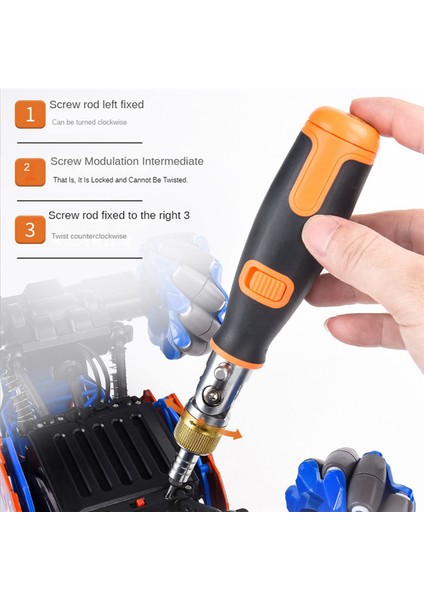 Çok Açılı Özel Şekilli Toplu Başlı Tornavida 10'u 1 Arada Tornavida Seti Turuncu (Yurt Dışından) indirimleri