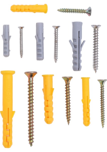 Duvar Ankraj Vidaları Seti, Perde Için Saklama Kutusu ile Çapraz Kendinden Vuran Vida Seti Düz Kafa (Yurt Dışından) fırsatları