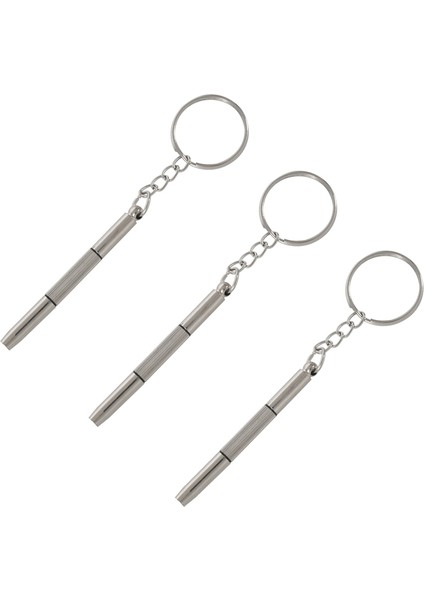 3x 3ın1 Mini Alaşım Tornavida Anahtarlık Izle Gözlük Tamir Aracı (Yurt Dışından) fırsatları