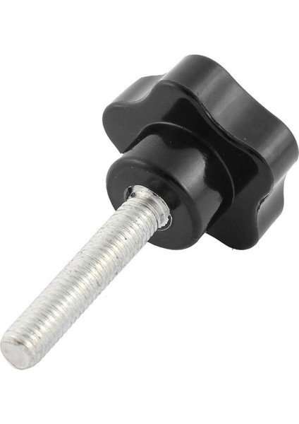 M8 x 40MM Vidalar Yıldız Başlı Kanatlı Vida Kelepçe Topuzu Kolu Siyah (Yurt Dışından)