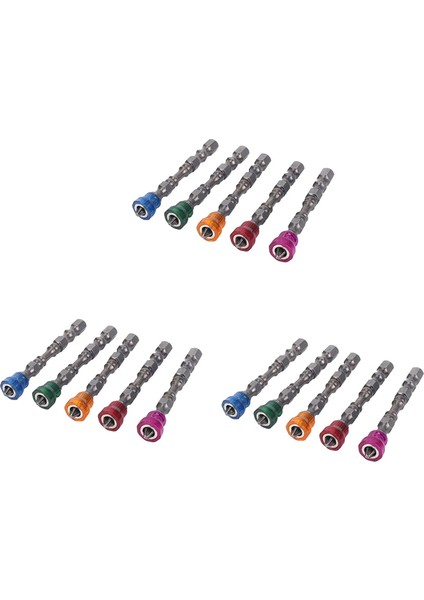 Hyqzltca 15X Kaymaz Elektrikli Altıgen Manyetik Tornavida 65MM S2 Ph2 Tek Kafa Bit Aracı 5 Renk (Yurt Dışından) fırsatları