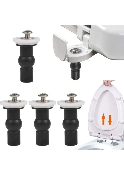 2/4/6 Adet Klozet Genişletme Vidası Menteşe Aracı Küçük Kauçuk Üst Ev Güneş Işığı Süper Mağaza (Yurt Dışından) modelleri