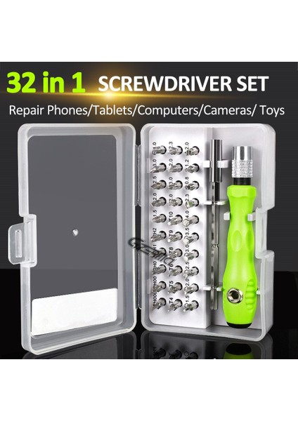 Gzerma Akıllı Telefon Tamir Tornavida Seti 32 In 1 Manyetik Sürücü Tornavida Tamir Araçları Kiti Telefon Macbook Tablet Pc Için Tamir (Yurt Dışından)