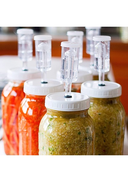 Fermantasyon Için Jaerbee Hava Kilitleri, Silikon Grommetli Fermantasyon Hava Kilidi, Muhafaza, Bira Yapımı,, Lahana Turşusu Için (Yurt Dışından) modelleri