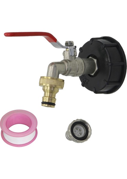 1l2 Inç S60X6 Yedek Ibc Tankı Vana Adaptörü Su Musluk Musluk Konnektörü Kiti (Yurt Dışından)