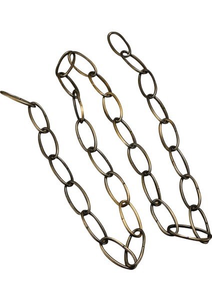 Flyeer 1m Ağır Hizmet Zinciri Vintage Avize Asılı Lamba, Yeşil Bronz (Yurt Dışından)