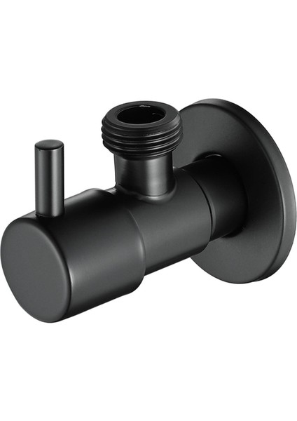 Siyah Açı Vanası 304 Paslanmaz Çelik Su Durdurma Vanası (Yurt Dışından)