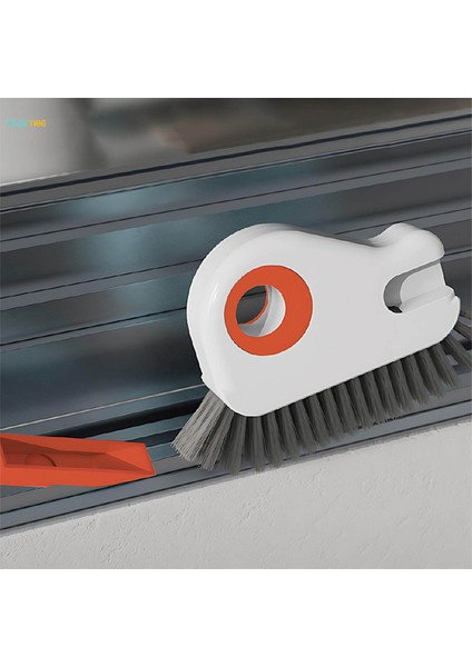 Pencere Sürgülü Kapı Parça Boşlukları Köşe Temizleyici Fırça Pencere Parça Temizleme Fırçası Duş Banyo Için (Yurt Dışından)